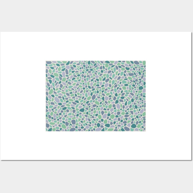 Terrazzo Patterns On Ceramic Tile Wall Art by bougieFire